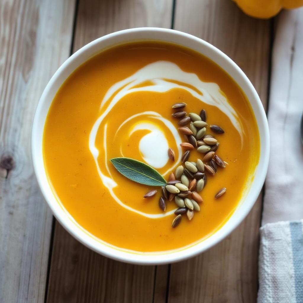 Creamy Roasted Butternut Squash Soup